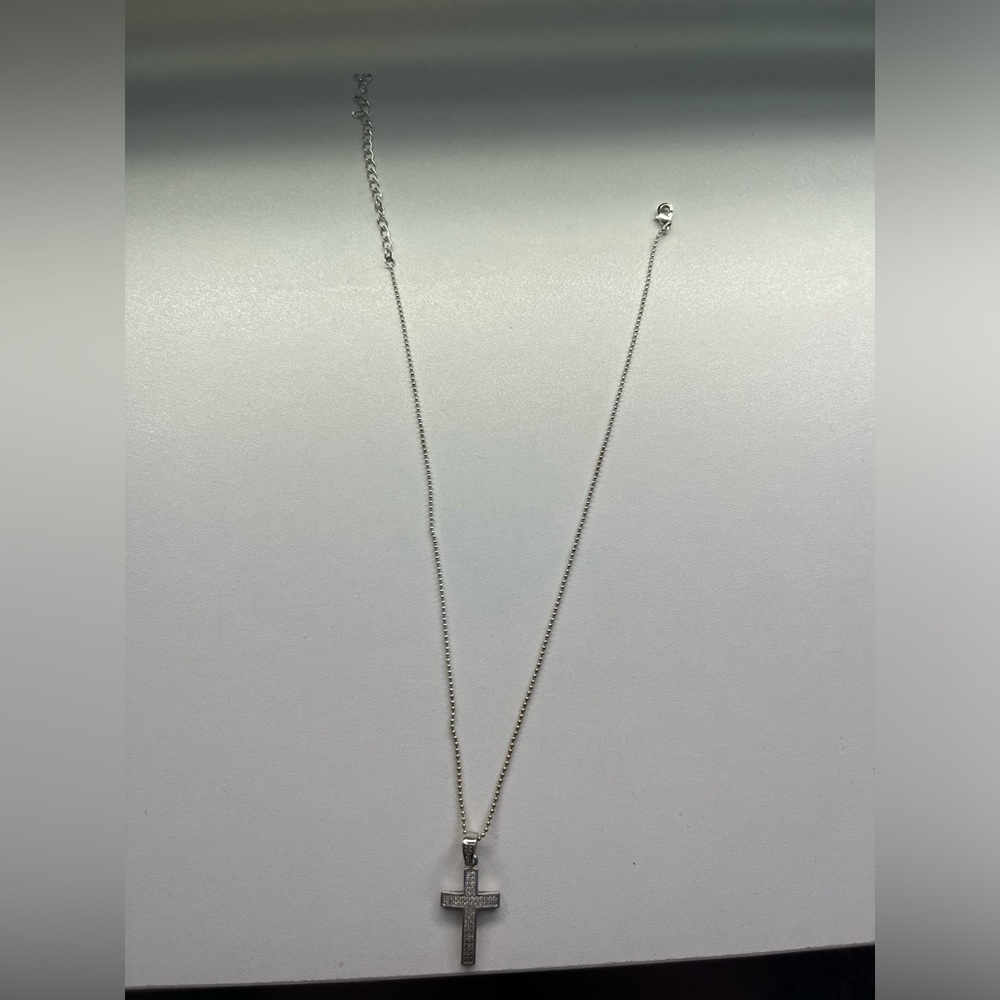 Silver Cross Necklace